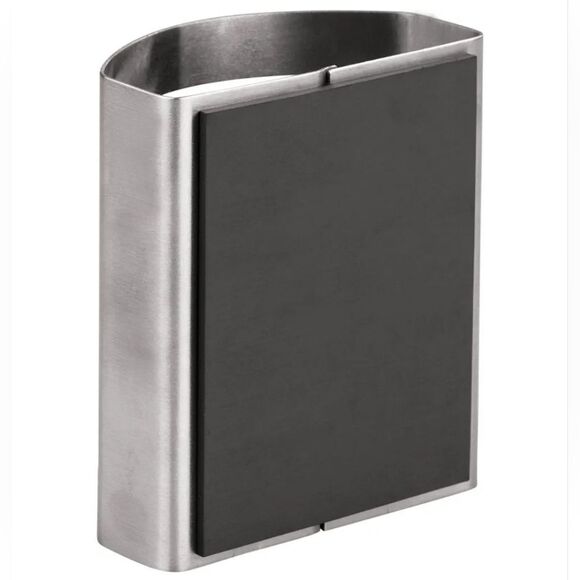 📷🩵Brushed Stainless Steel Magnetic Pen/Pencil/Makeup Brush Holder - Picture 3 of 7